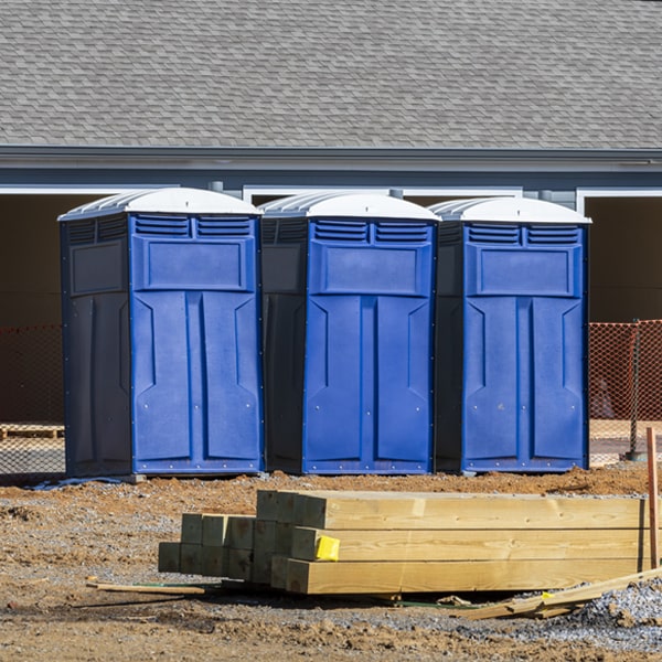 are there any restrictions on where i can place the porta potties during my rental period in Earl